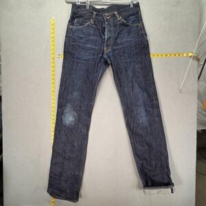 Edwin Jeans Mens 31x34 Selvedge Blue 865B Regular Tapered Honeycomb Whiskers